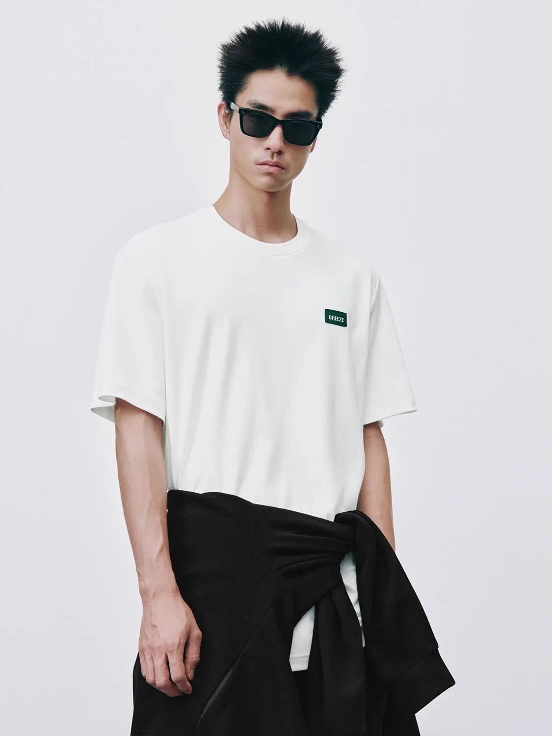 Oversized Crew Neck Short Sleeve Cotton T-Shirt