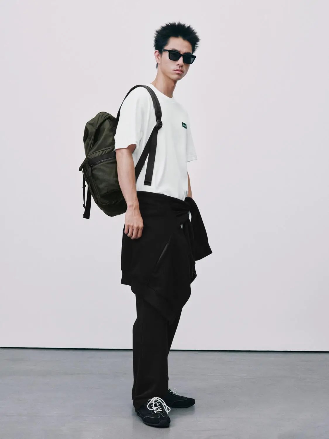 Oversized Crew Neck Short Sleeve Cotton T-Shirt