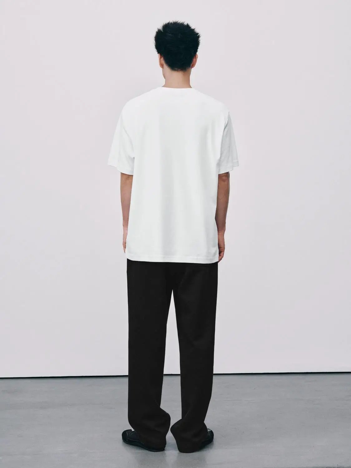 Oversized Crew Neck Short Sleeve Cotton T-Shirt