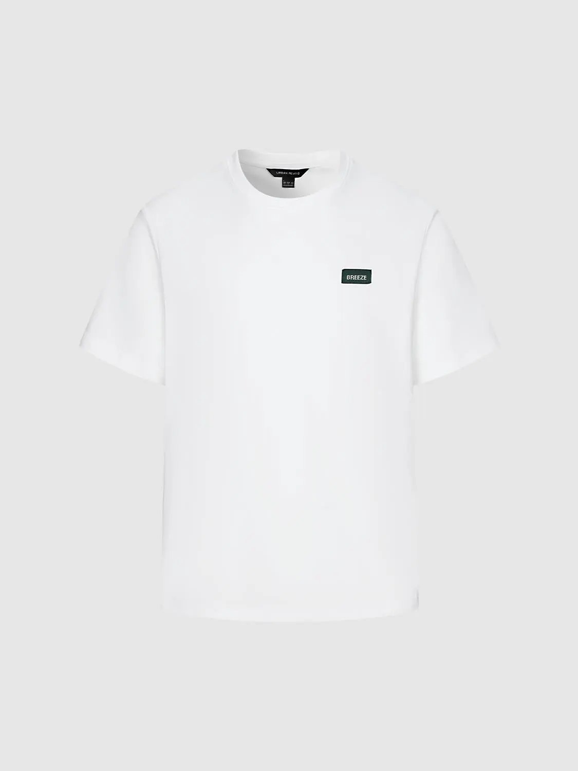 Oversized Crew Neck Short Sleeve Cotton T-Shirt