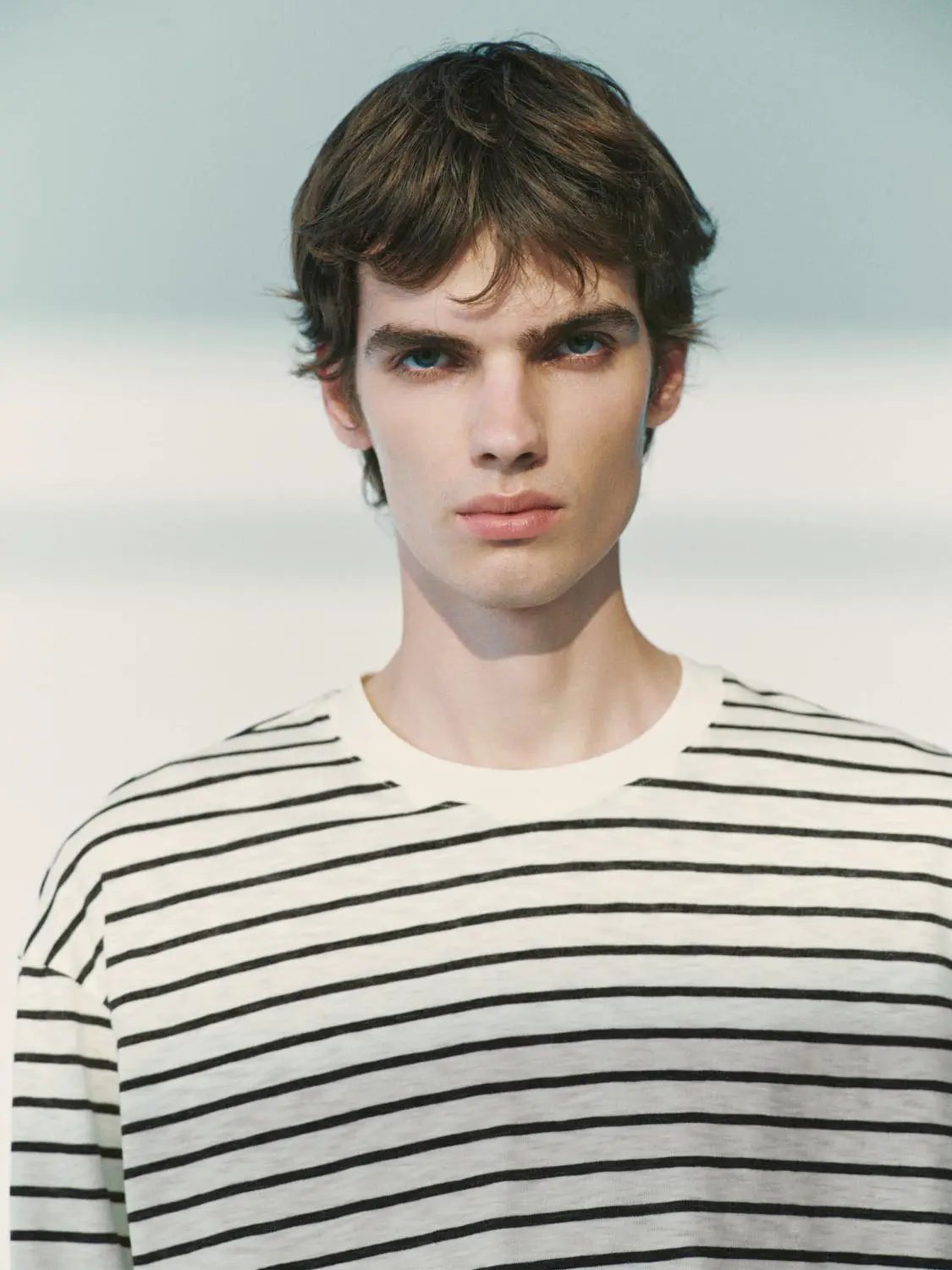 Regular Striped Long Sleeve Crew Neck T-Shirt