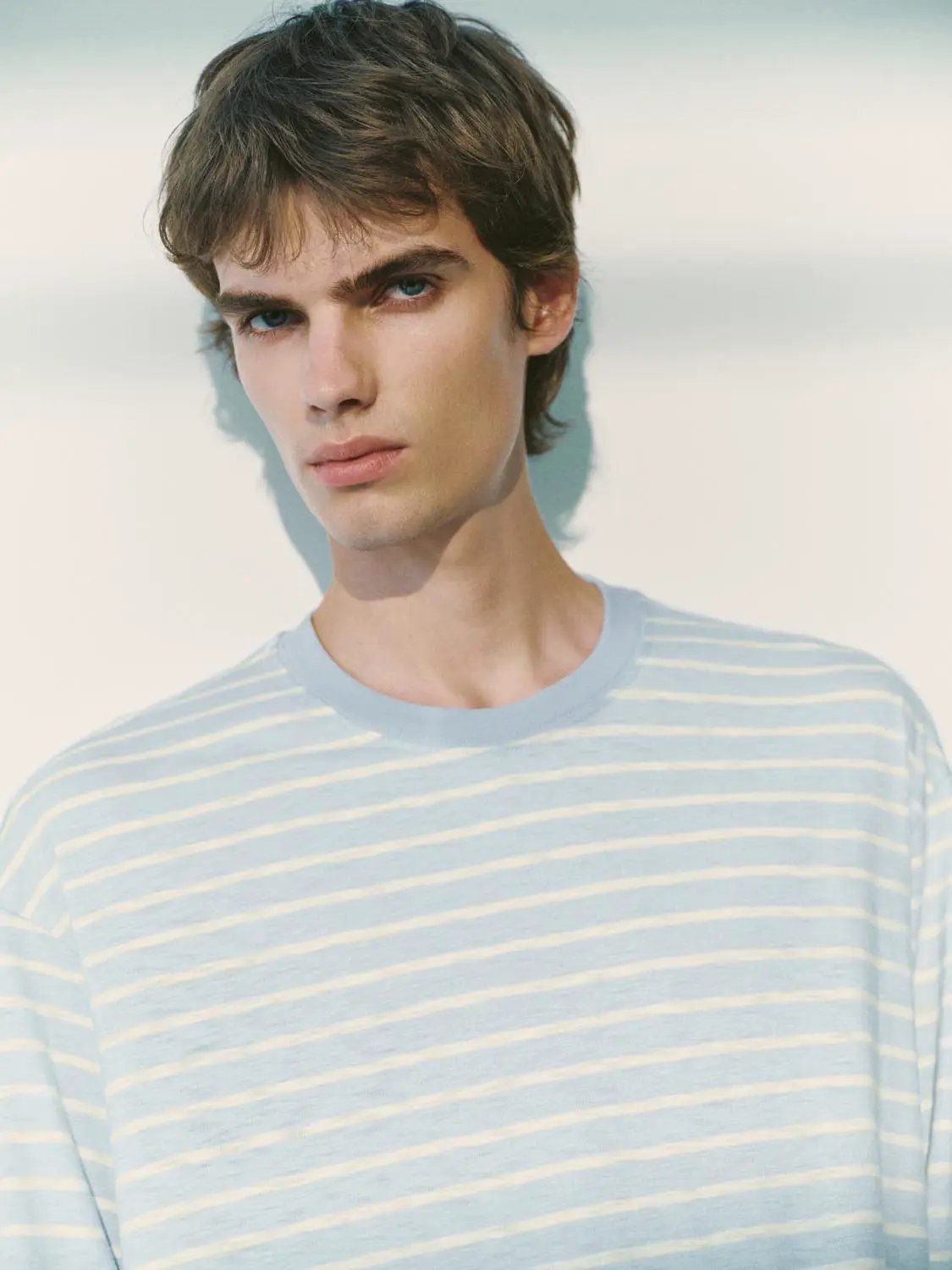 Regular Striped Long Sleeve Crew Neck T-Shirt