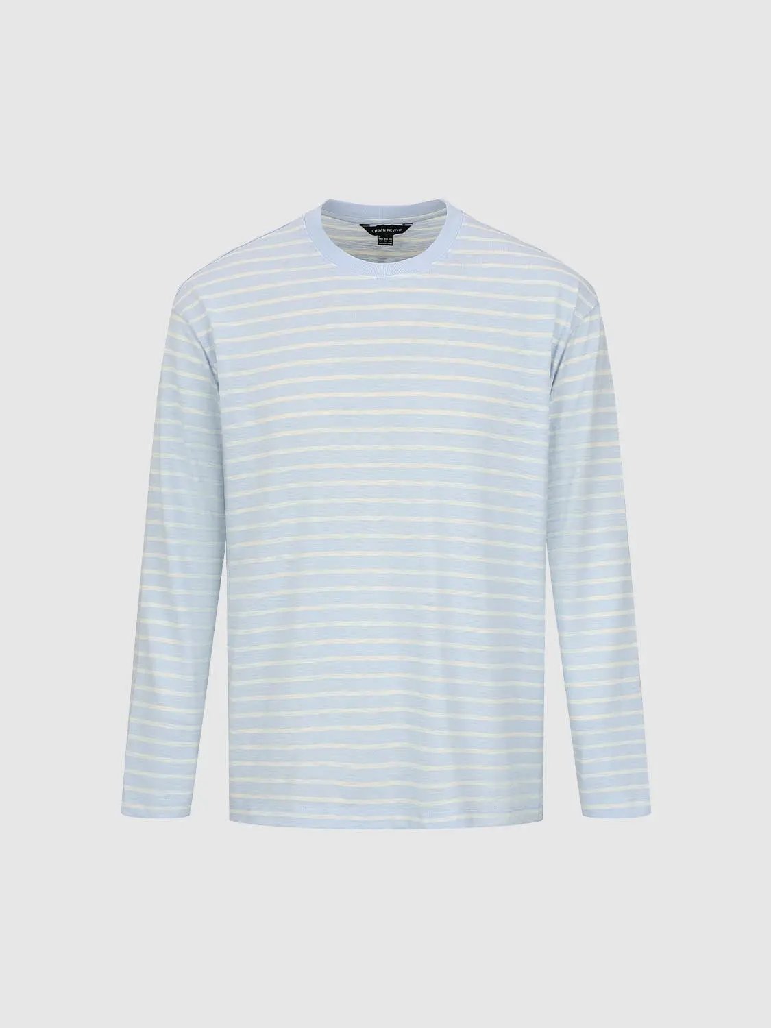 Regular Striped Long Sleeve Crew Neck T-Shirt