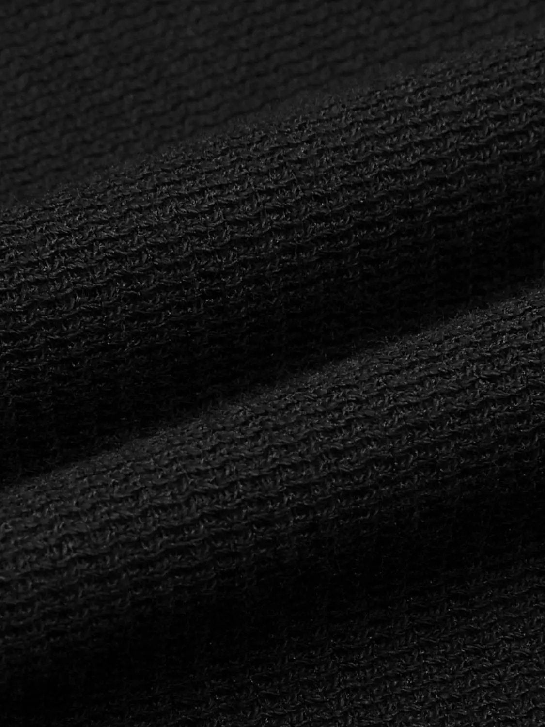 Textured Regular Fit Long Sleeve Polo Shirt