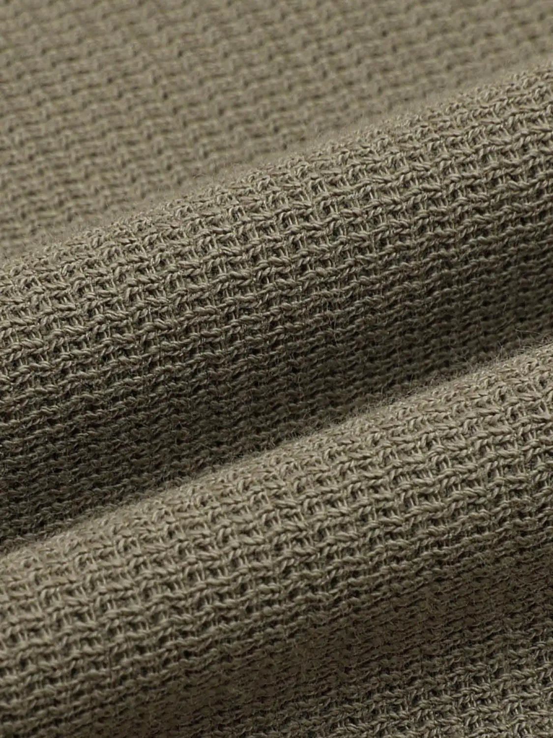 Textured Regular Fit Long Sleeve Polo Shirt