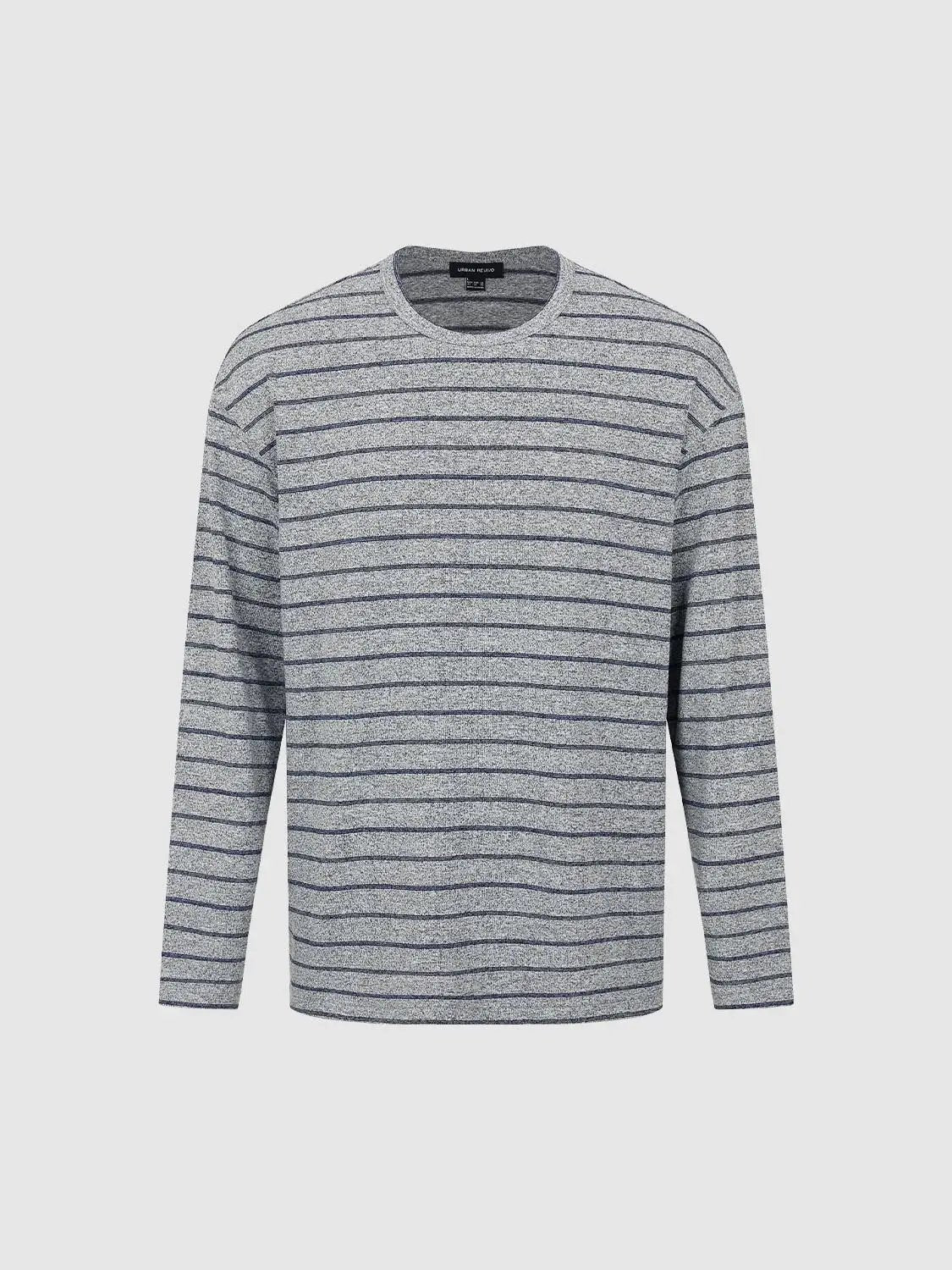 Striped Crew Neck Long Sleeve T-Shirt