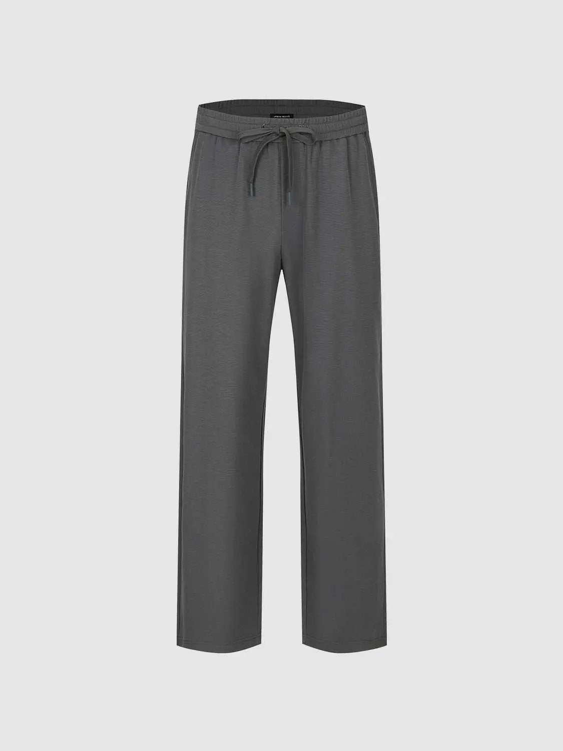 Drawstring Waist Wide-leg Pants