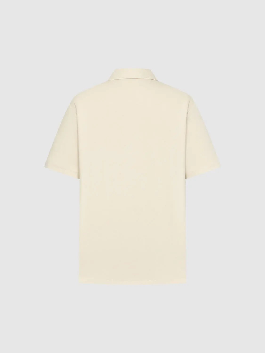 Regular Fit Short Sleeve Cotton Blend Polo Shirt