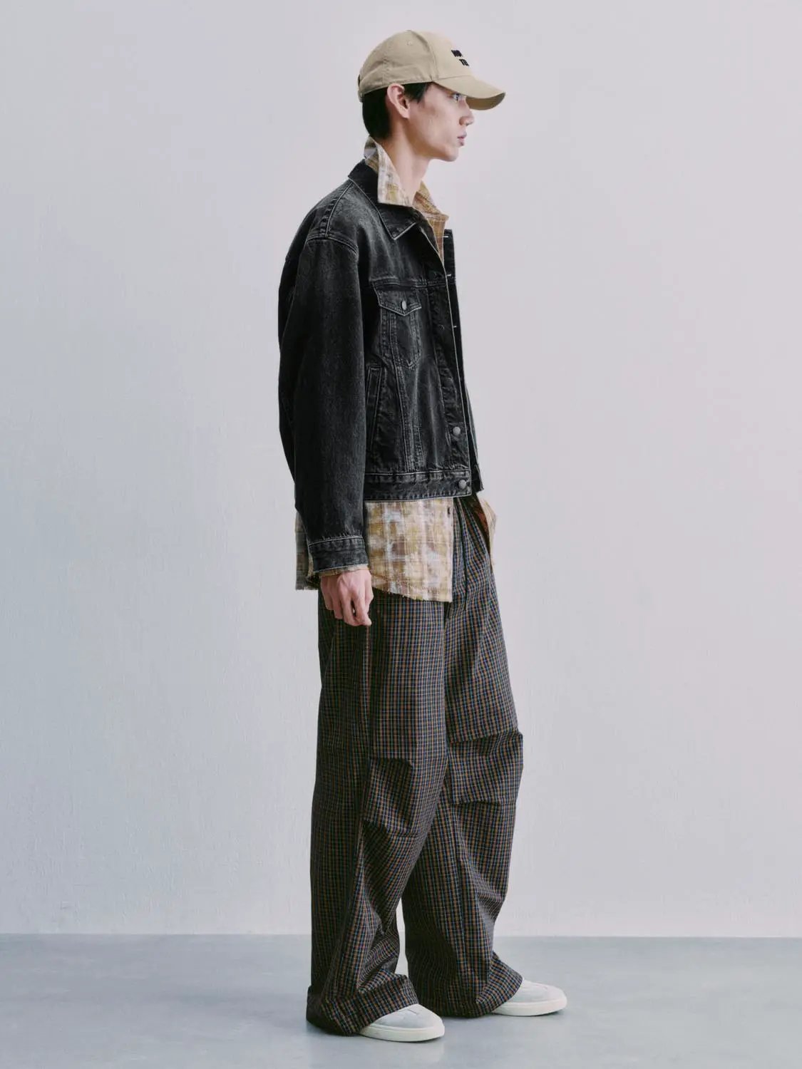 Faded Wash Cotton Long Sleeve Denim Jacket