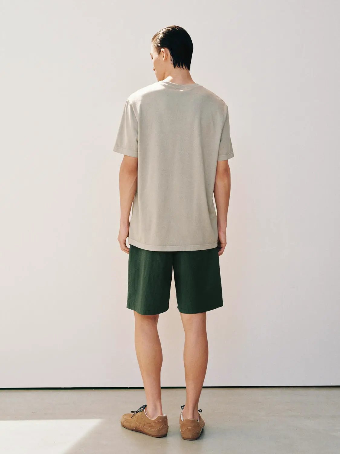 Printed Oversized Crew Neck Short Sleeve Cotton T-Shirt