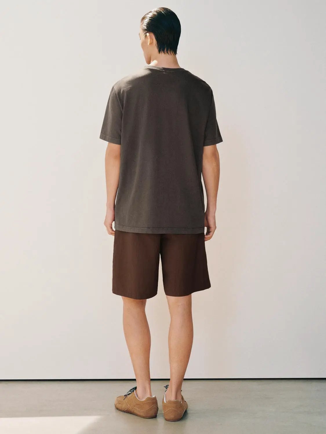 Printed Oversized Crew Neck Short Sleeve Cotton T-Shirt