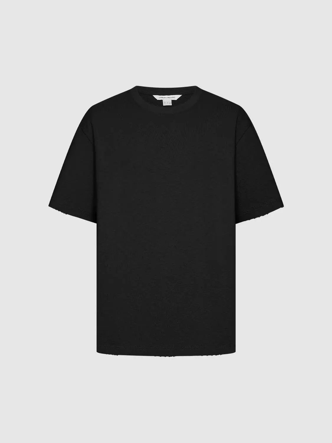 Oversized Boxy Cotton Crew Neck Relaxed T-shirt