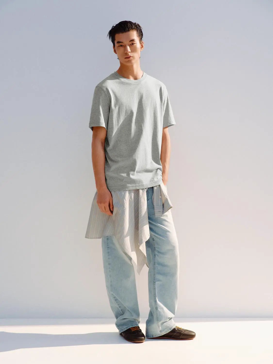 Oversized Crew Neck Cotton T-shirt