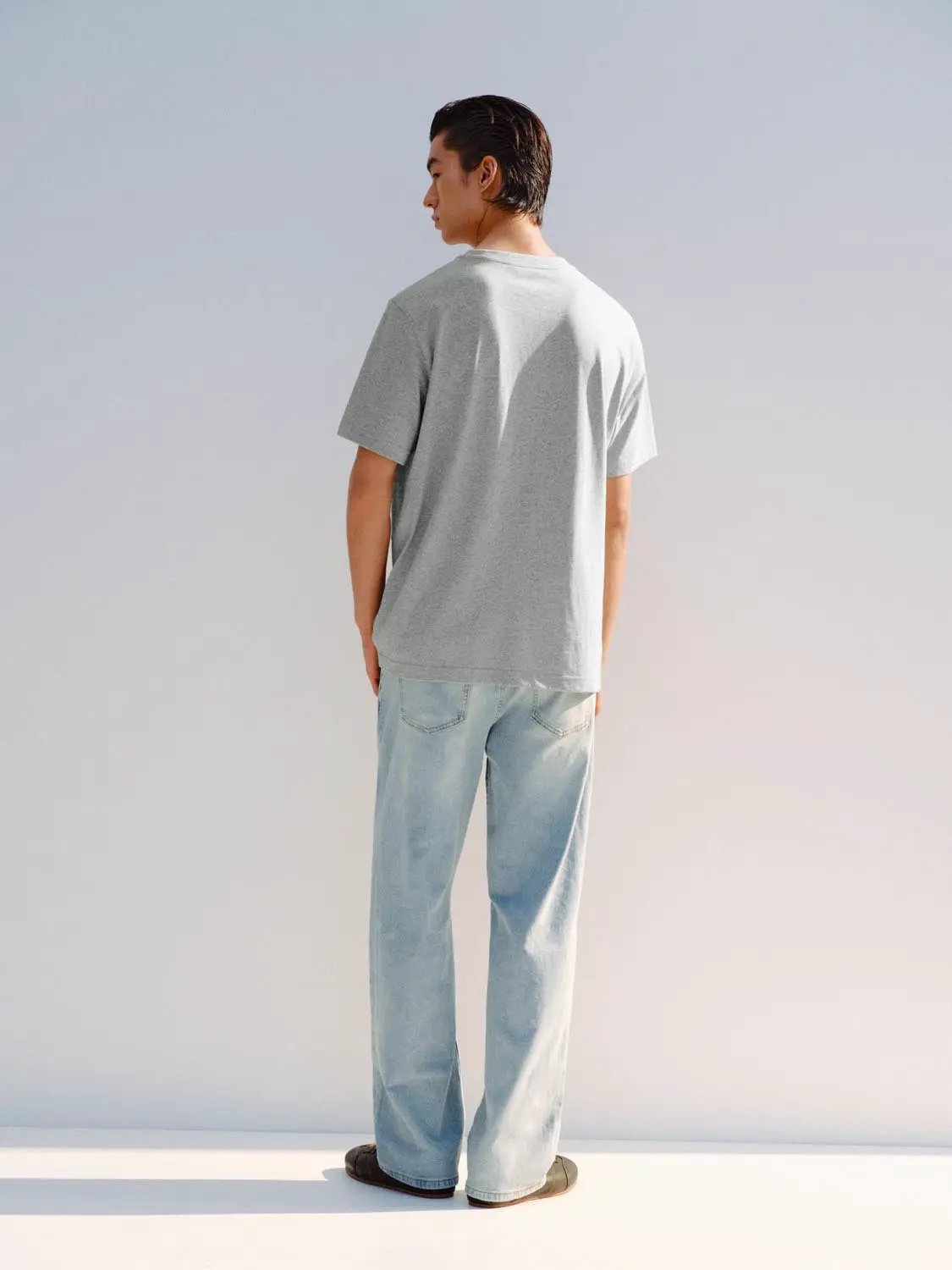 Oversized Crew Neck Cotton T-shirt