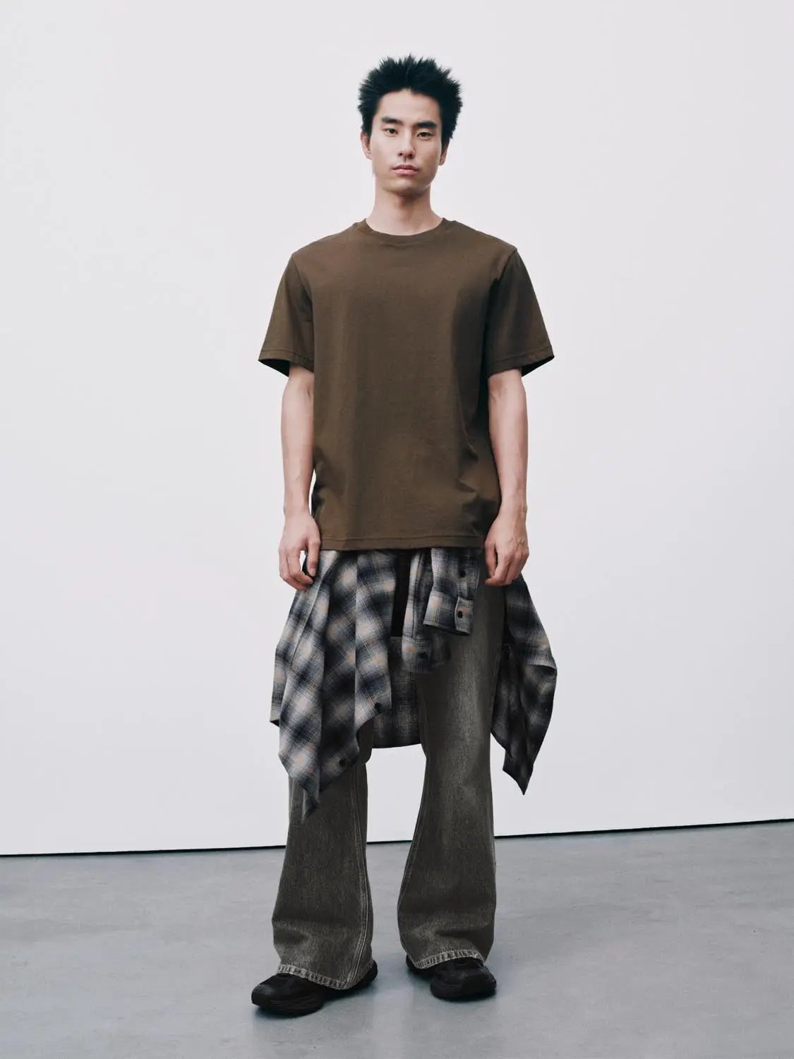 Oversized Crew Neck Cotton T-shirt