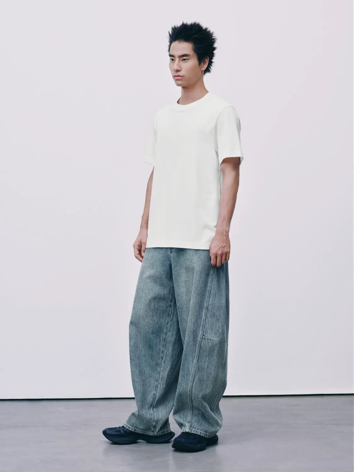 Oversized Crew Neck Cotton T-shirt