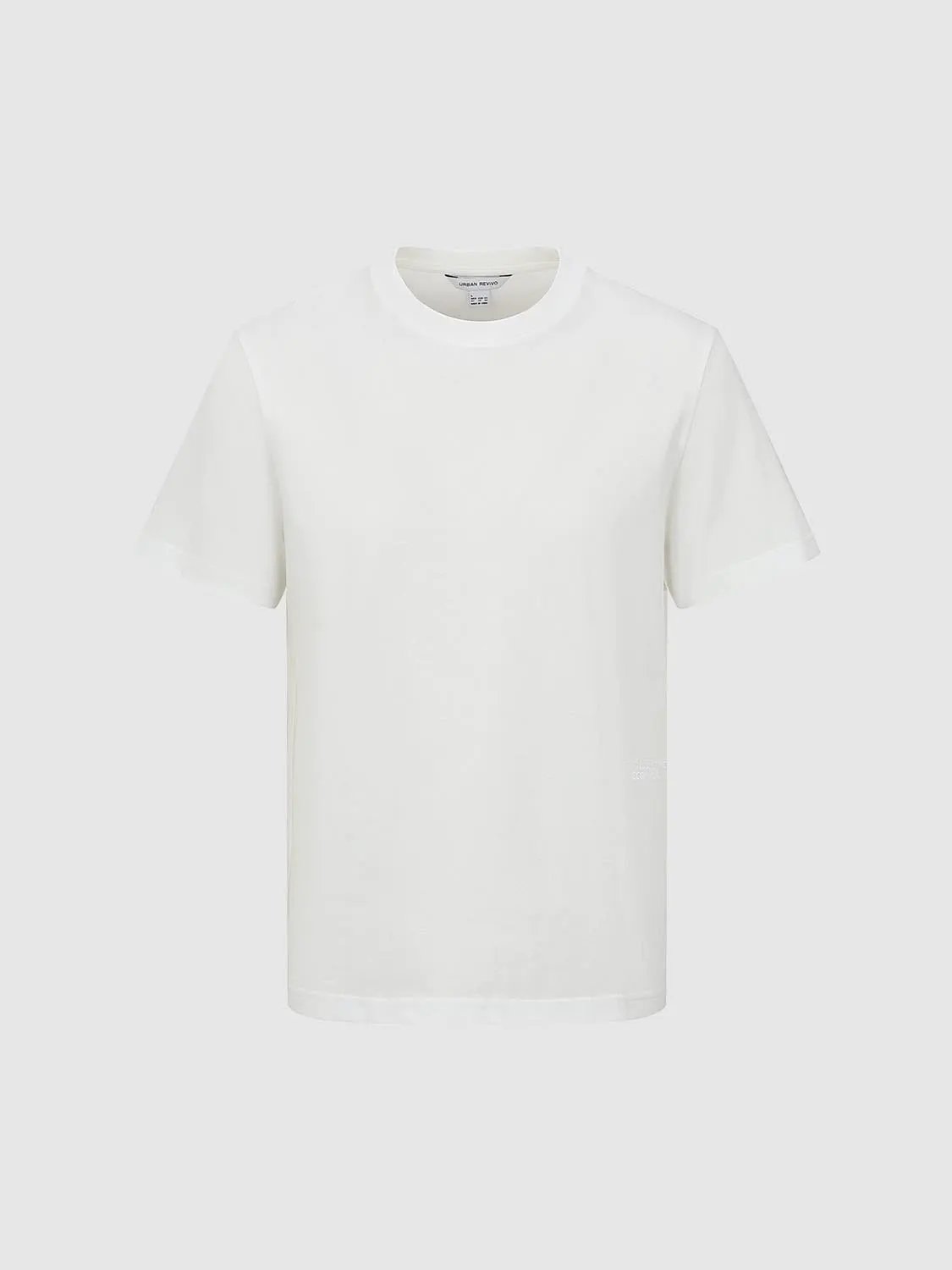 Oversized Crew Neck Cotton T-shirt
