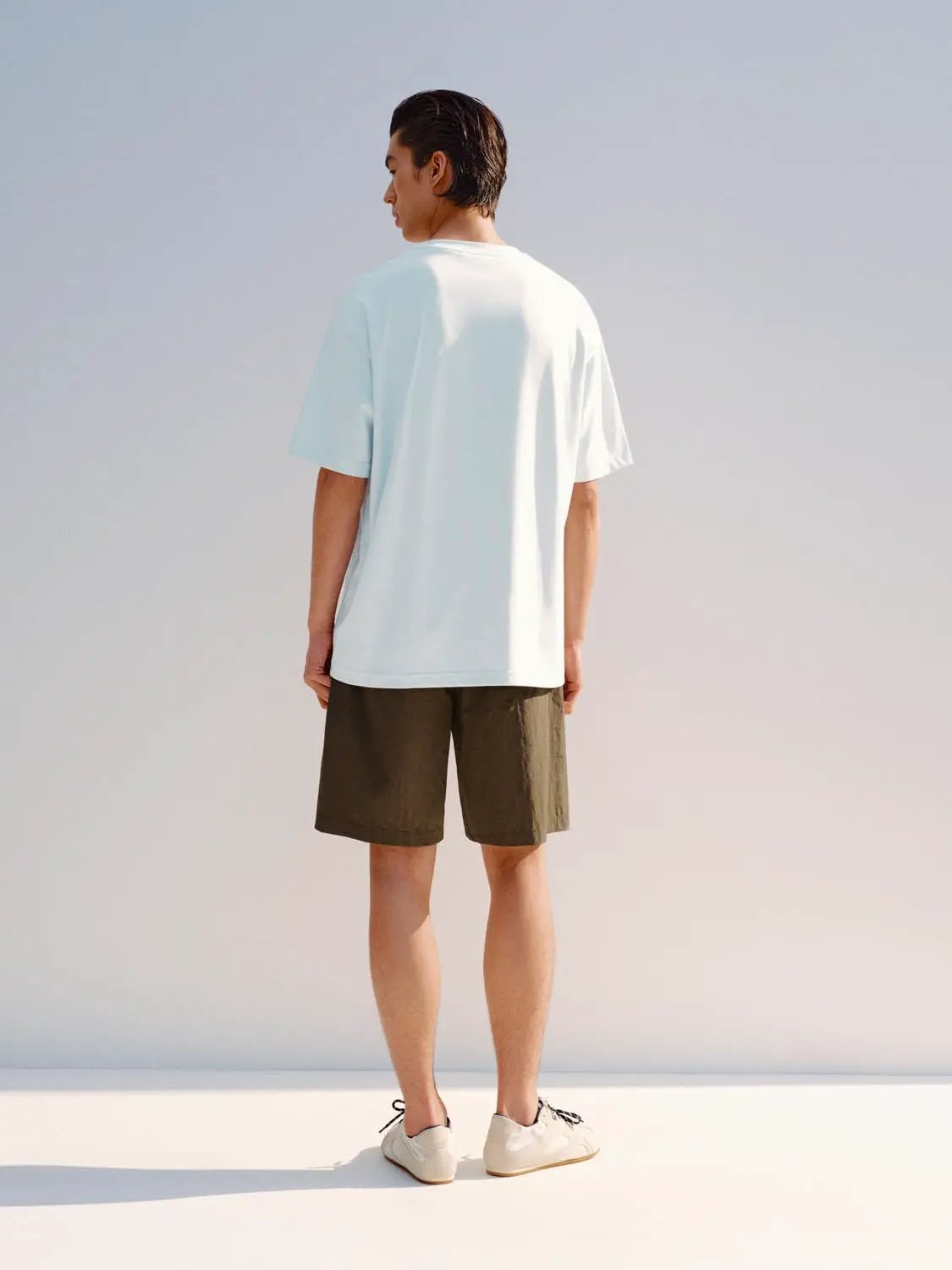 Printed Regular Crew Neck Short Sleeve Cotton T-shirt