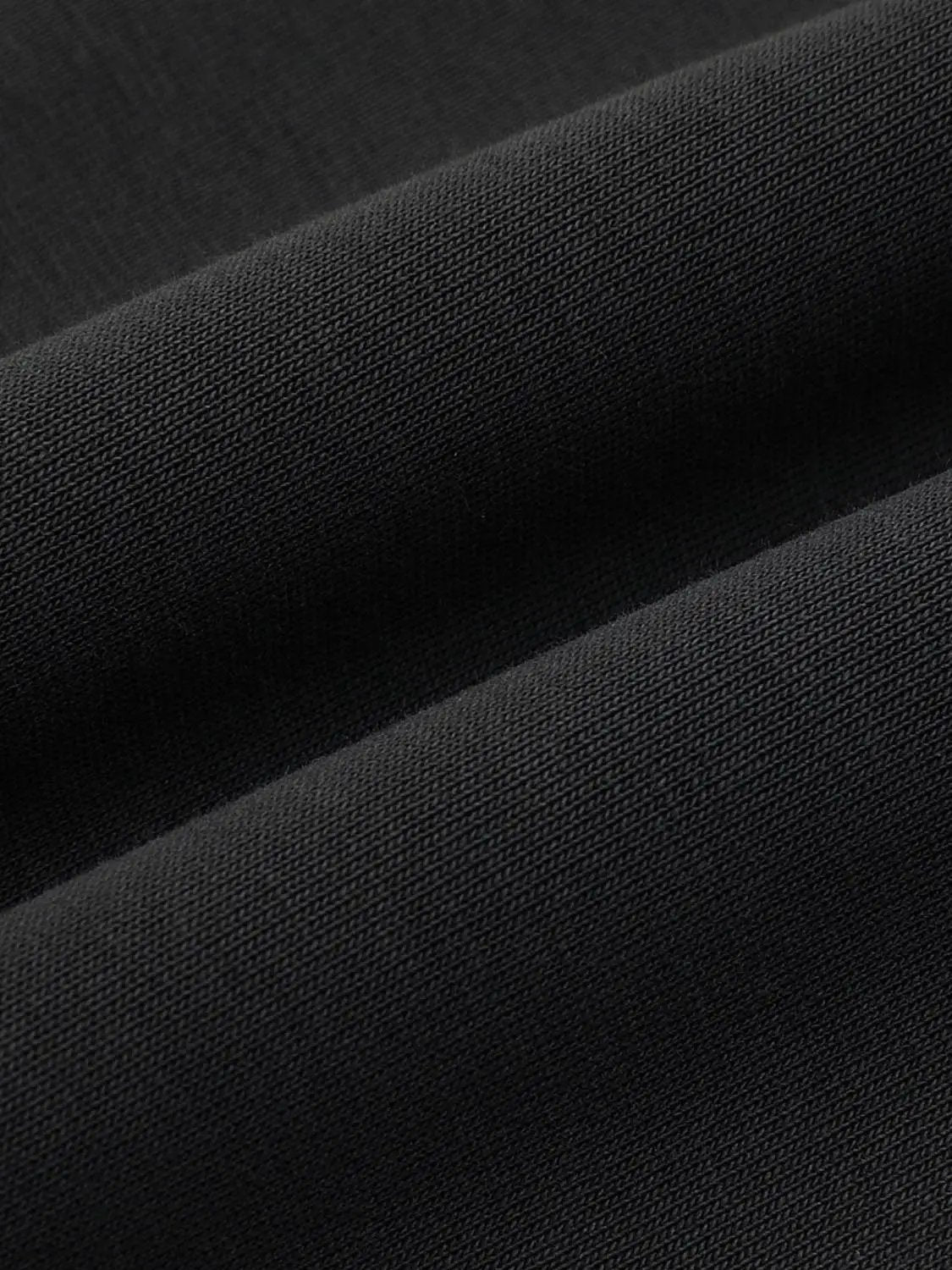 Solid Flared Elastic Waist Cotton Blend Pants