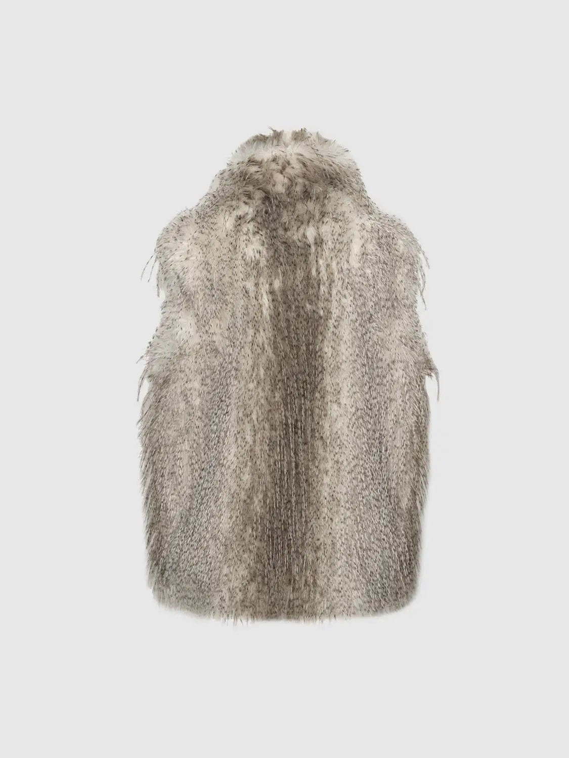 Sleeveless Faux Fur Jackets