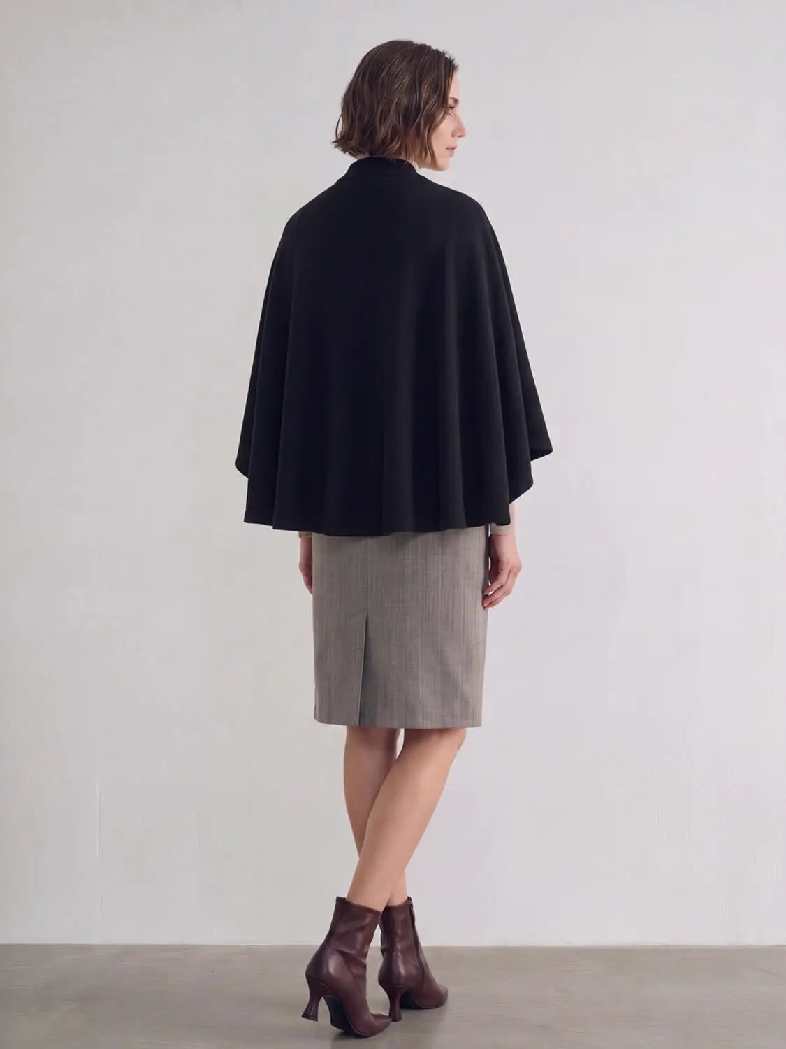 Oversize Button Front Cape Cardigans