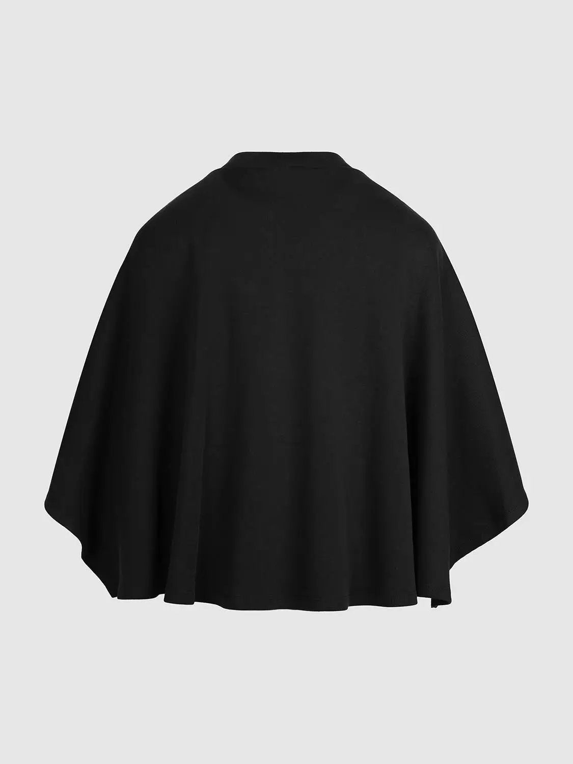 Oversize Button Front Cape Cardigans