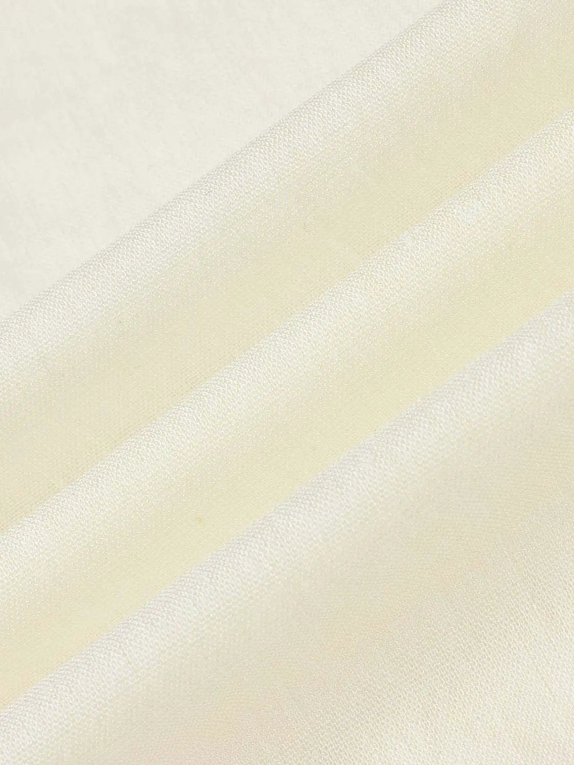 Knot Front Silk Shirred Asymmetric Shirt