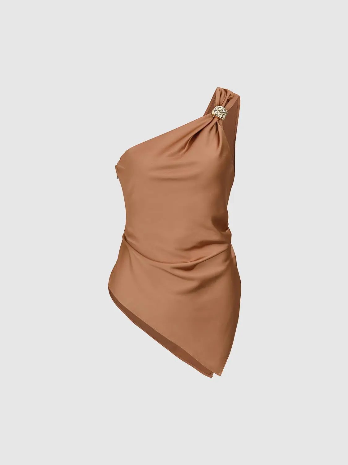 Embellished One-shoulder Delicate Camisole