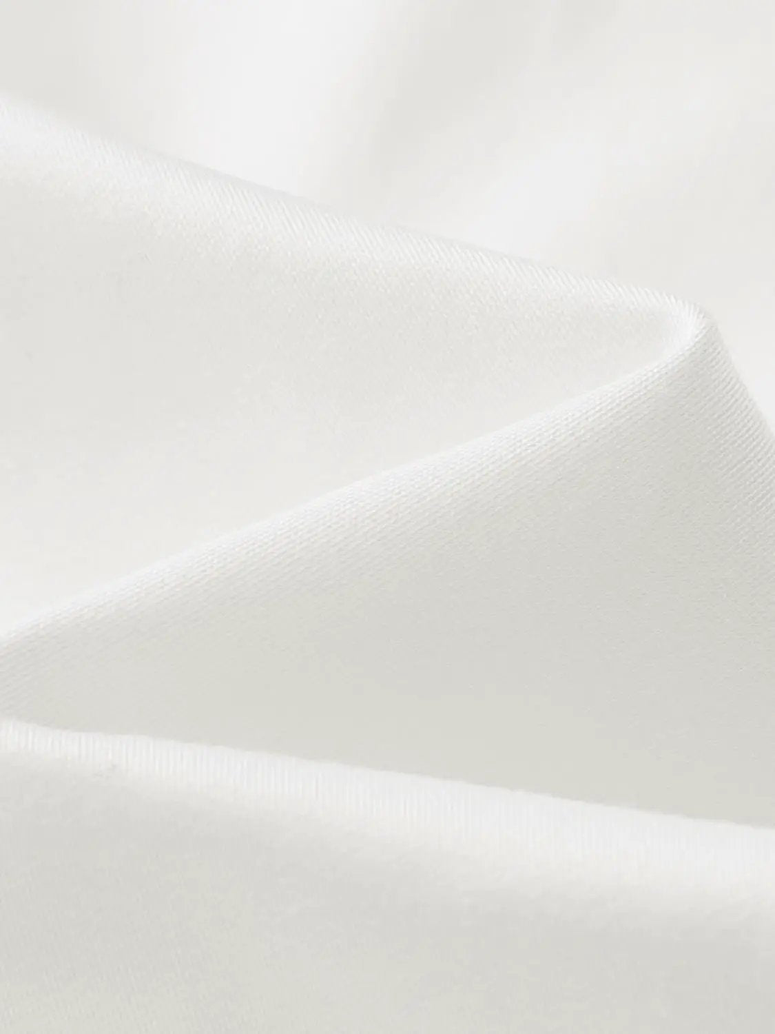 Ruched Shirt Collar Long Sleeve Cotton Blend Shirt