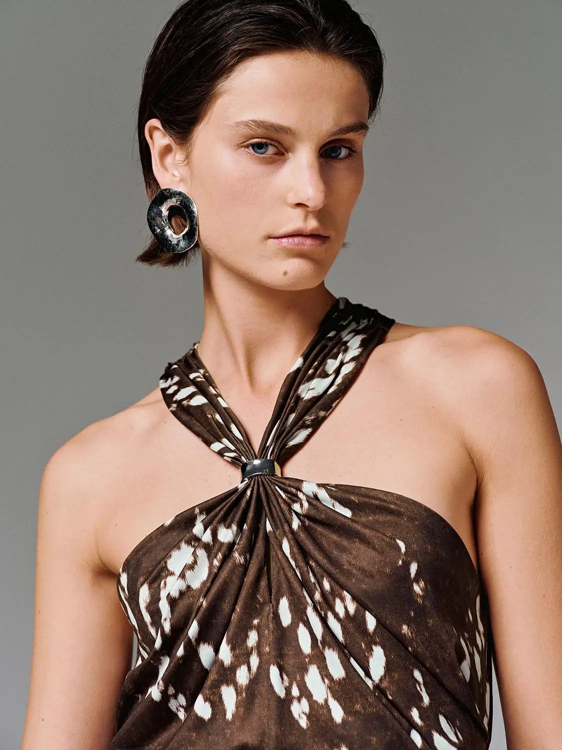 Cress Over Neck Bandeau Halter Top