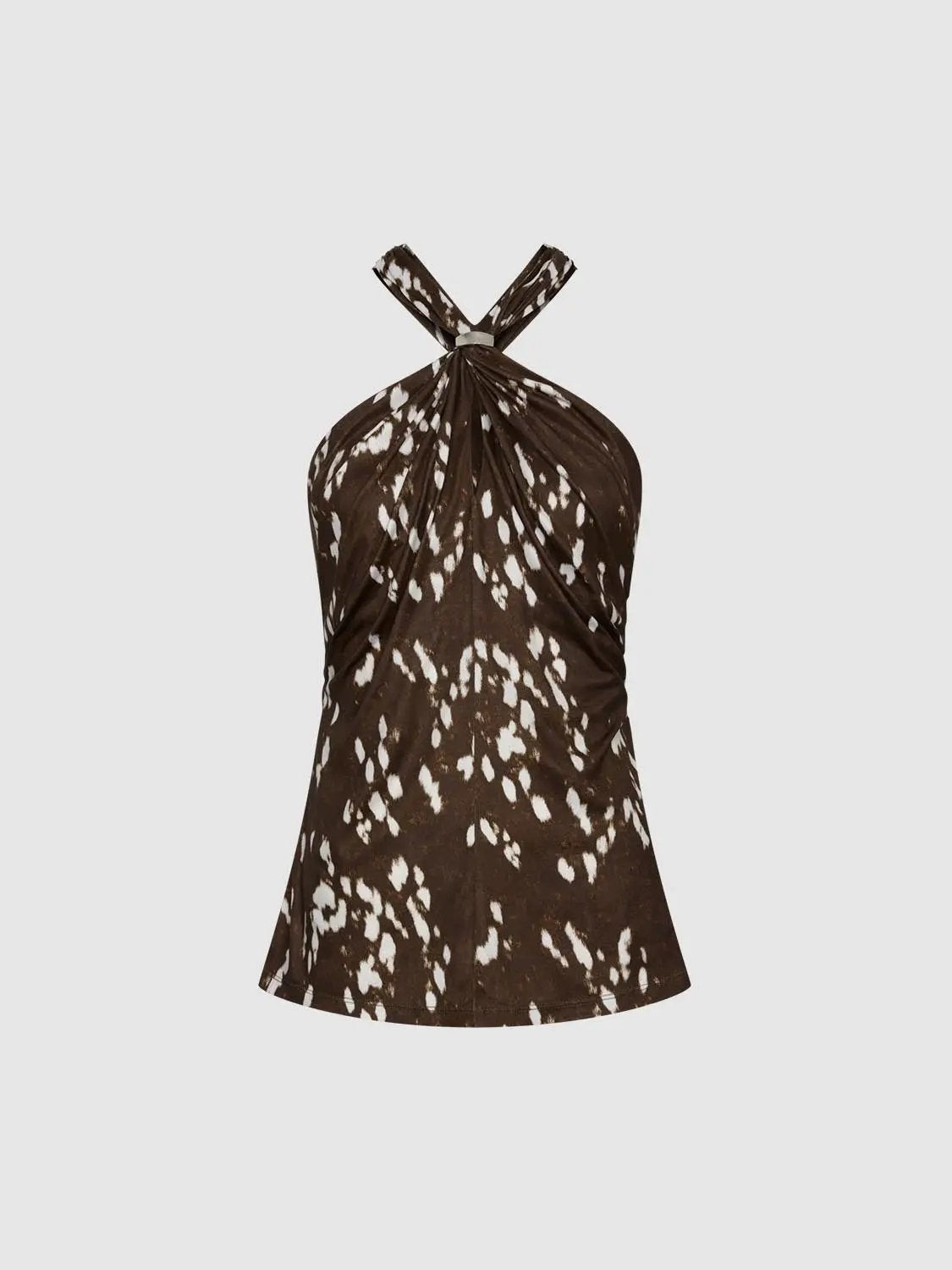 Cress Over Neck Bandeau Halter Top