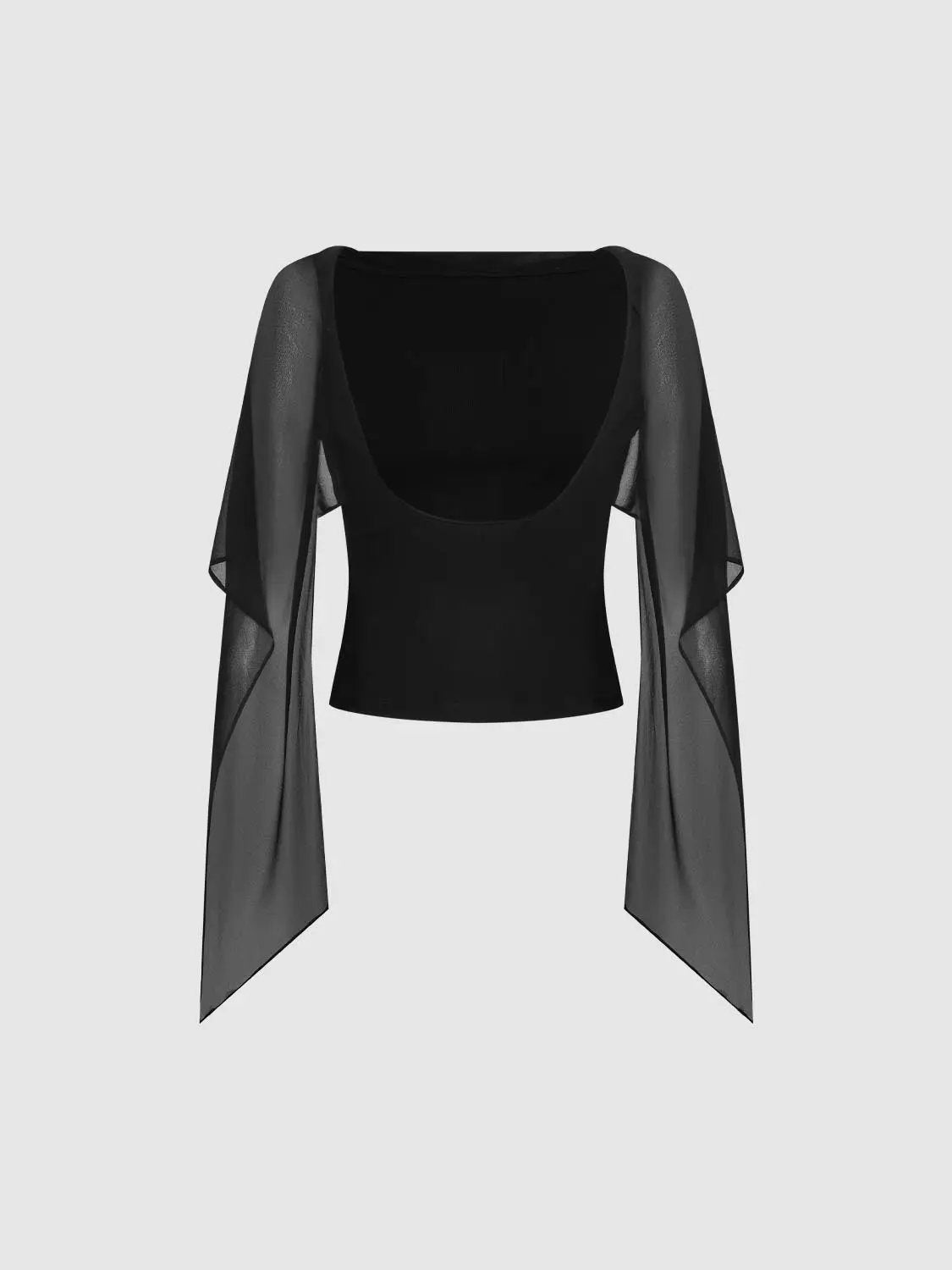 Ruffle Long Sleeve Blouse