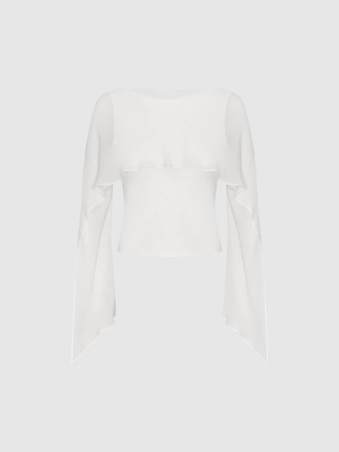 Ruffle Long Sleeve Blouse
