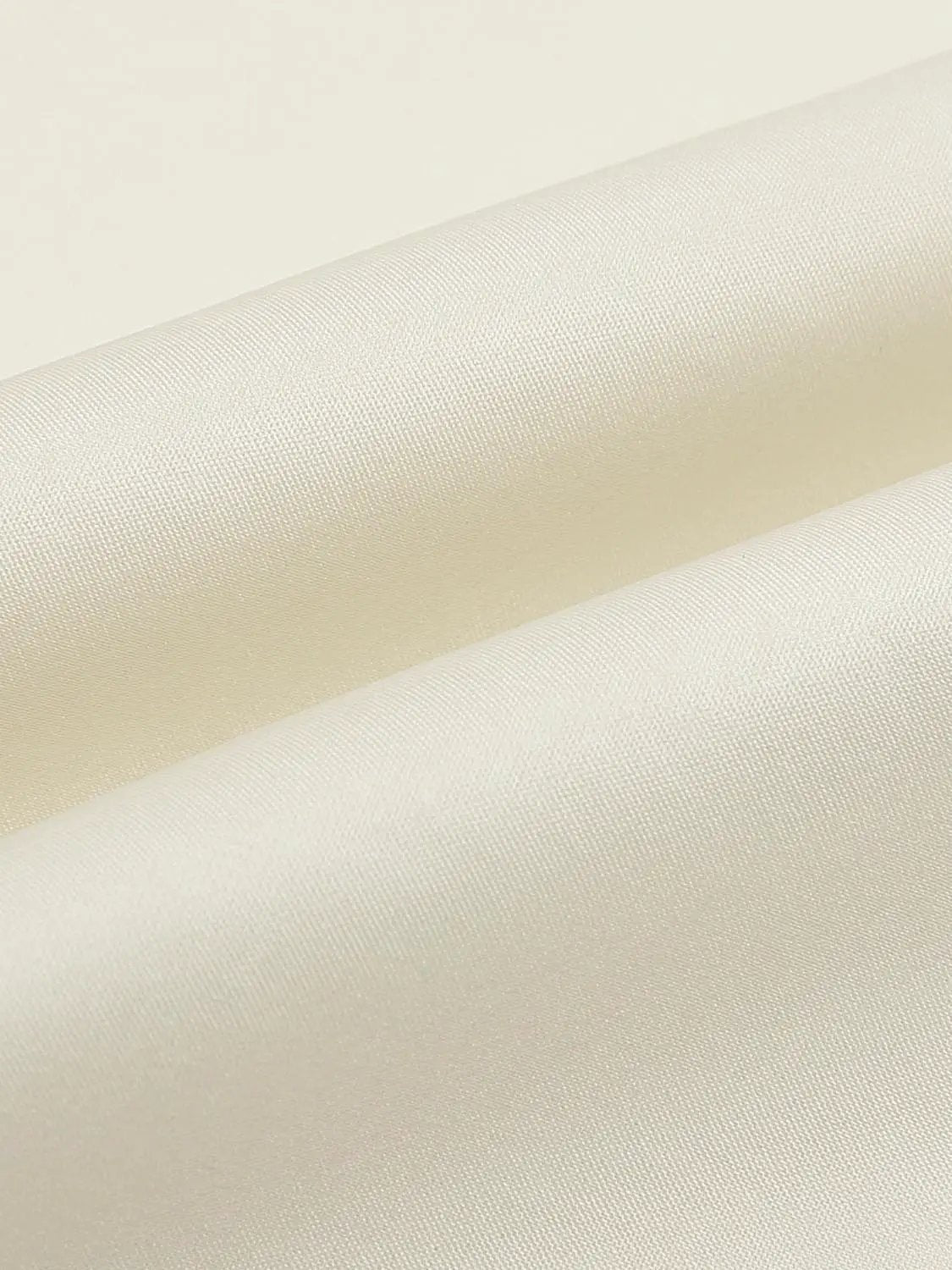 White Layered Hem H-Line Straight Midi Skirt
