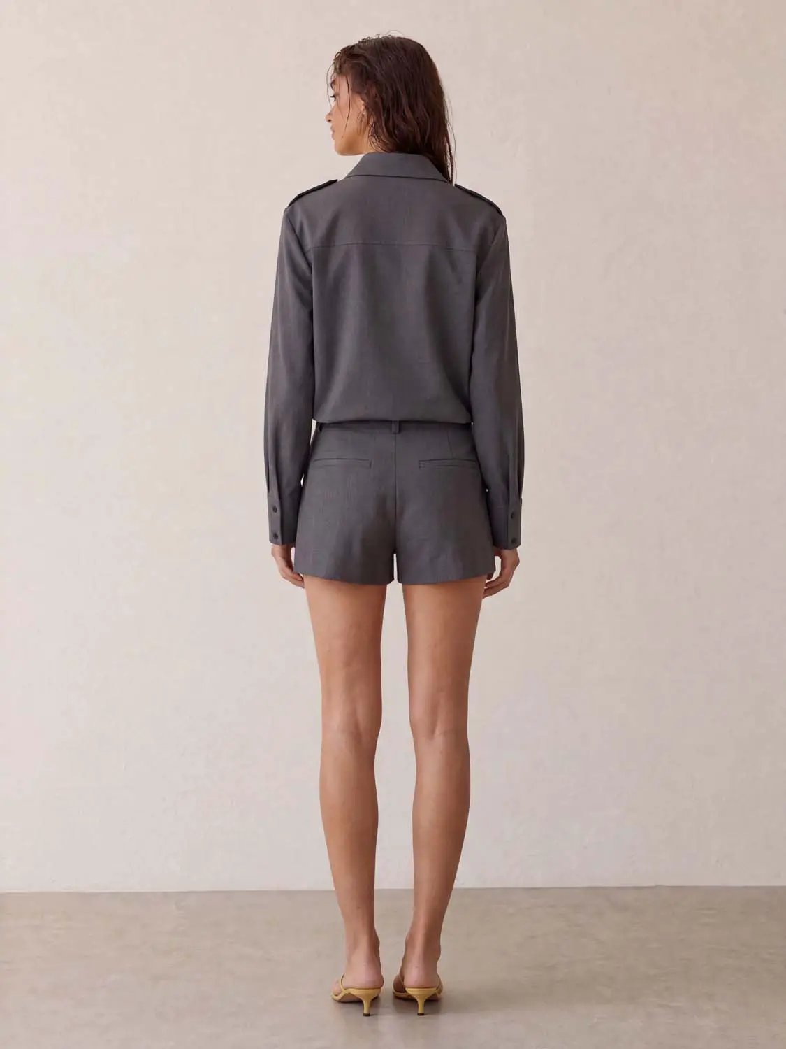 Stretch Seam Detailing Jumpsuit