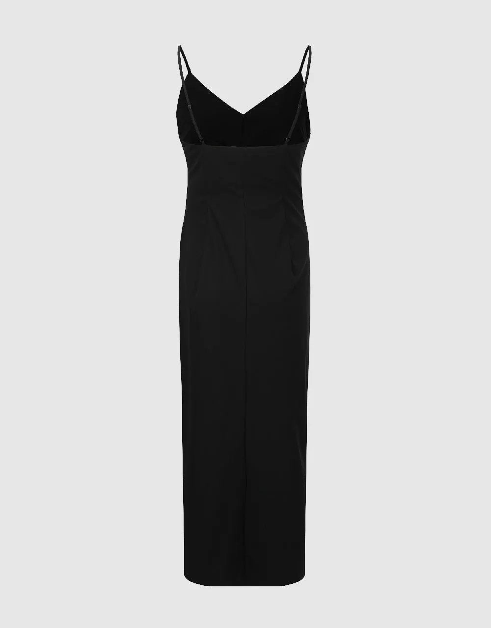Ruched V-Neck A-Line Cami Dress