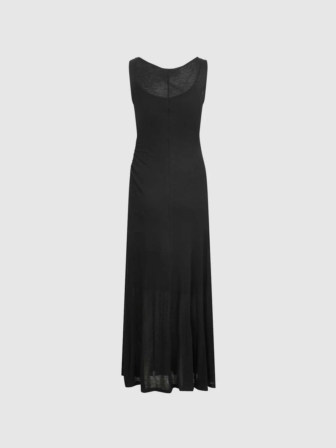 Asymmetric Wrap Drape Dress