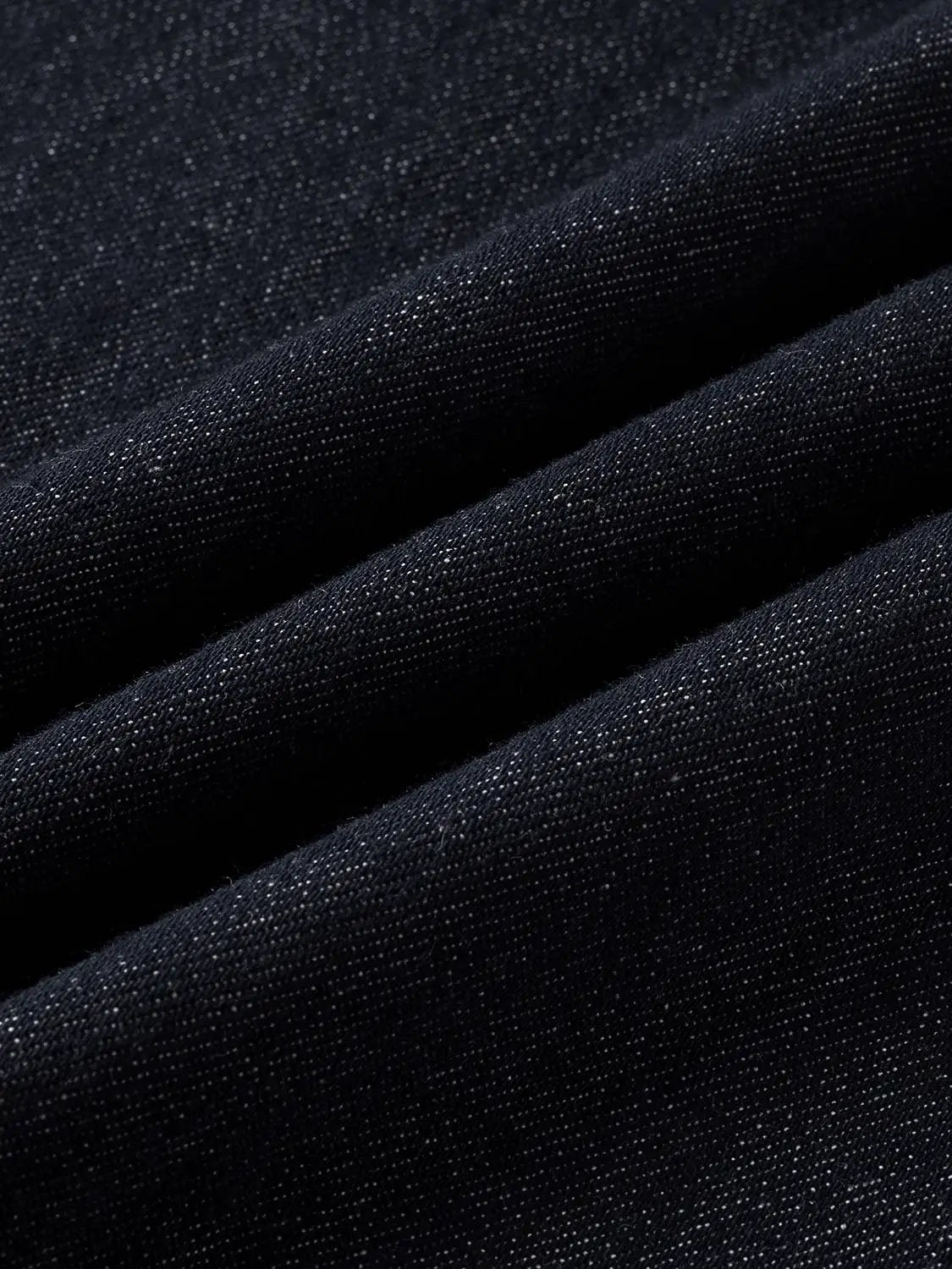 Vintage Indigo Denim Button-front Stretch Shirt