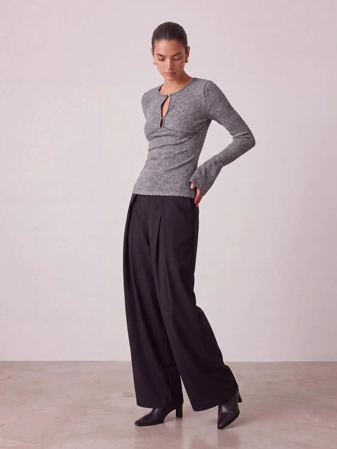 Flare Sleeve Knitted T-Shirts