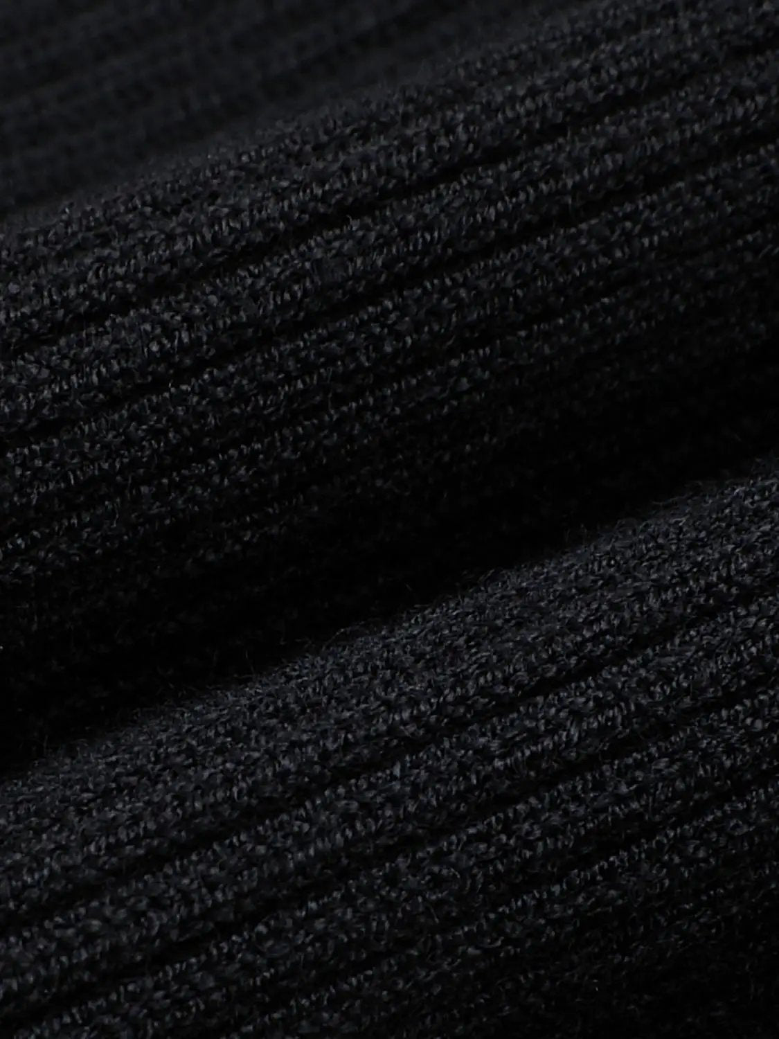 Ribbed Knit Dress With Side Ring Details