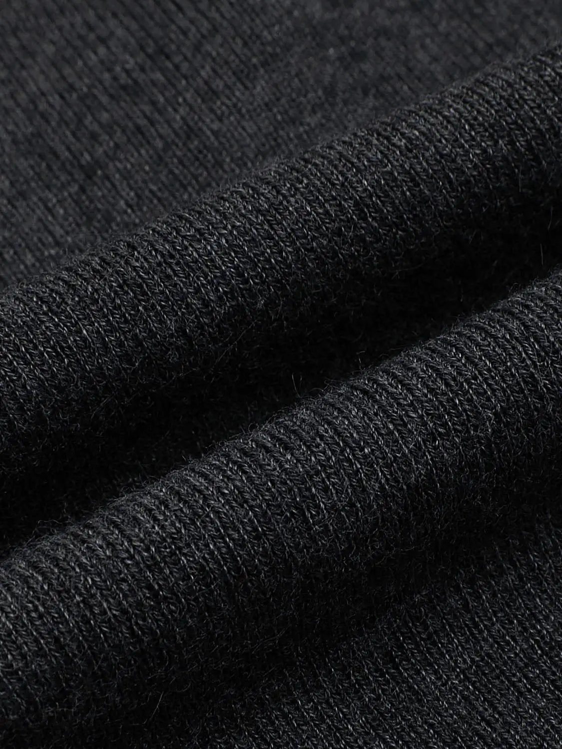 Layered Cropped Ribbed Mock Neck Long Sleeve Knit Top
