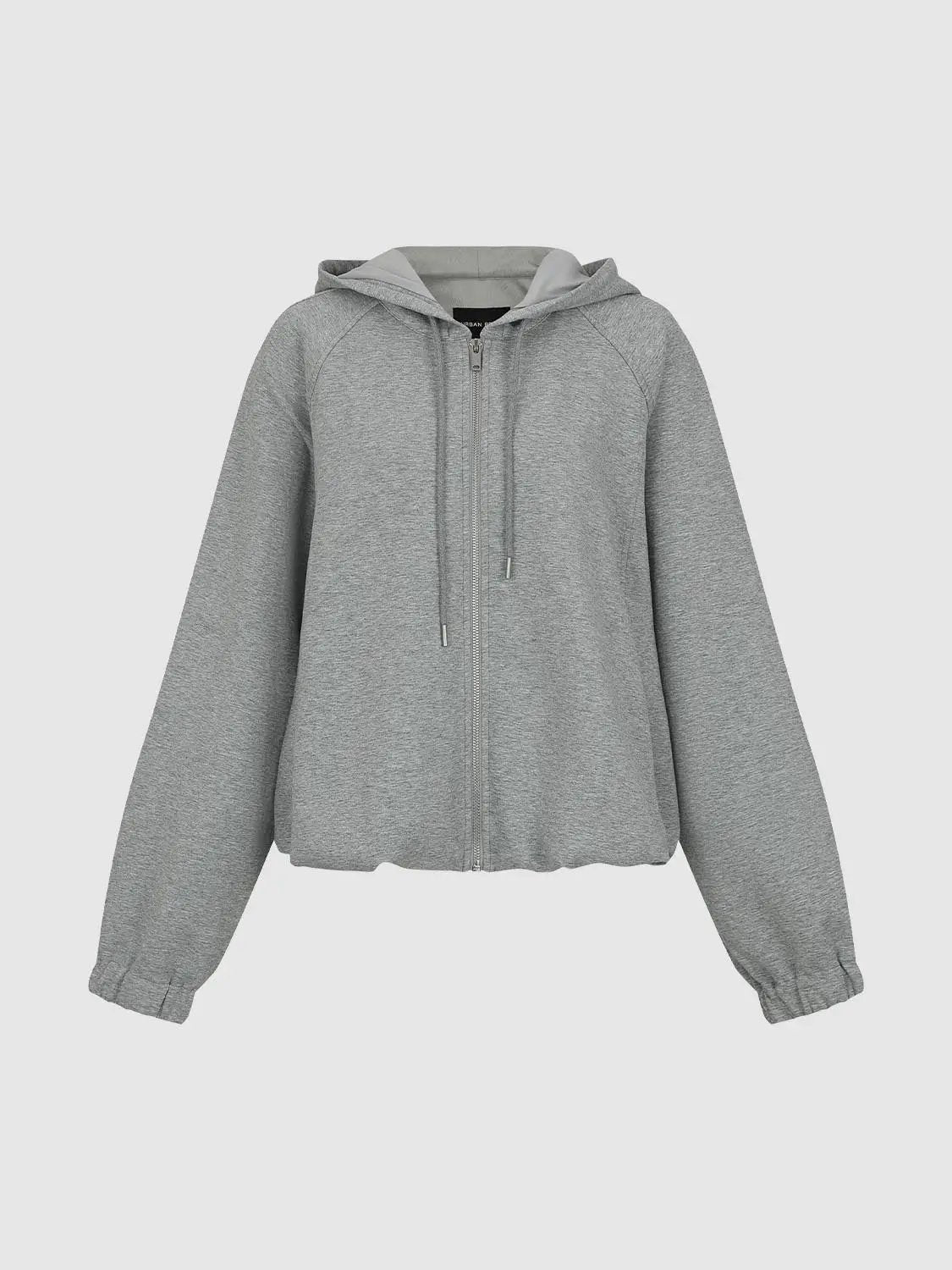 Light Hooded Cotton Blend Pullover