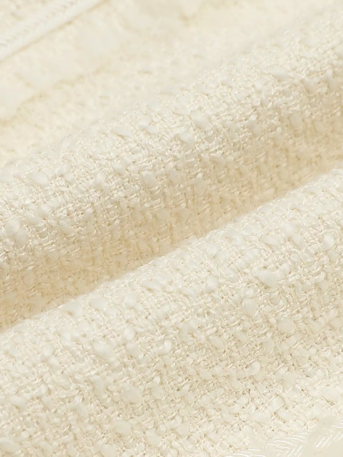 Textured Long Sleeve Fitted Asymmetric Raw Hem Jacket