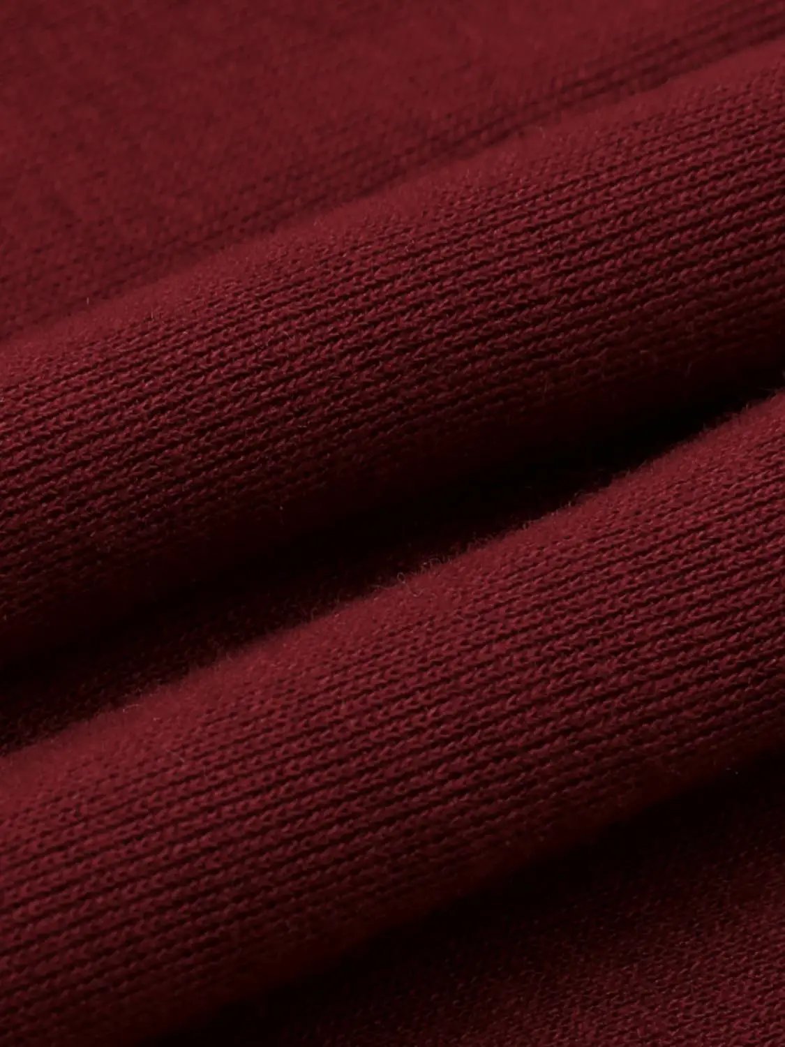 Draped Cowl Neck Long Sleeve Knit T-shirt