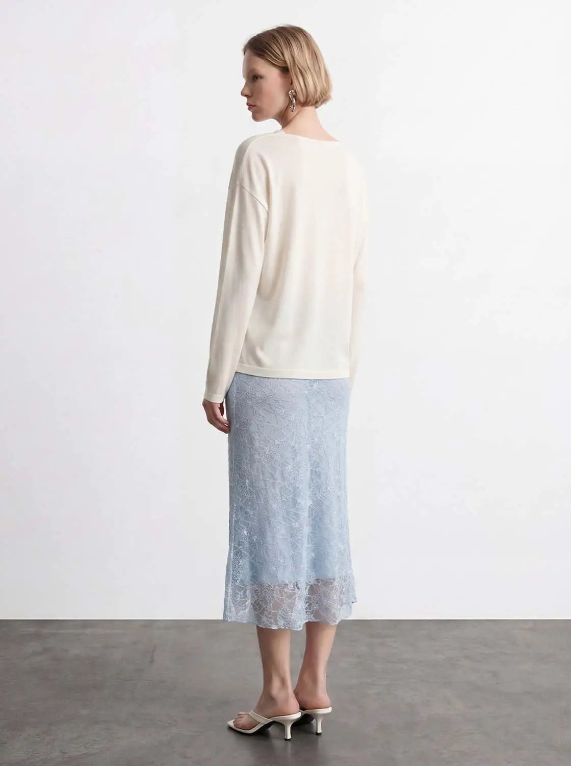 Loose Striped Waistband Barrel Ankle Casual Pants