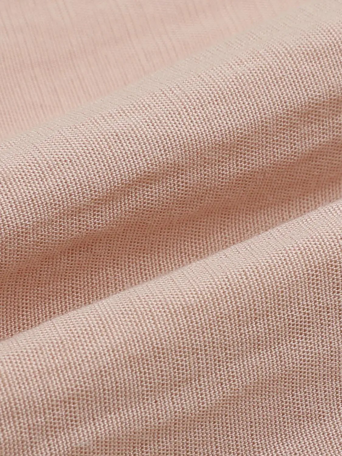 Front Pleated Textured Elastic Waist Wide-leg Pants
