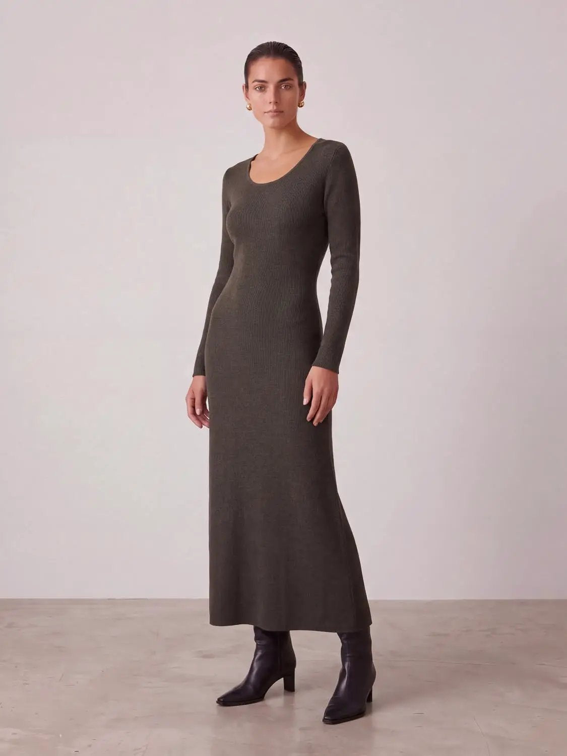Tie-Front Knitted Dresses