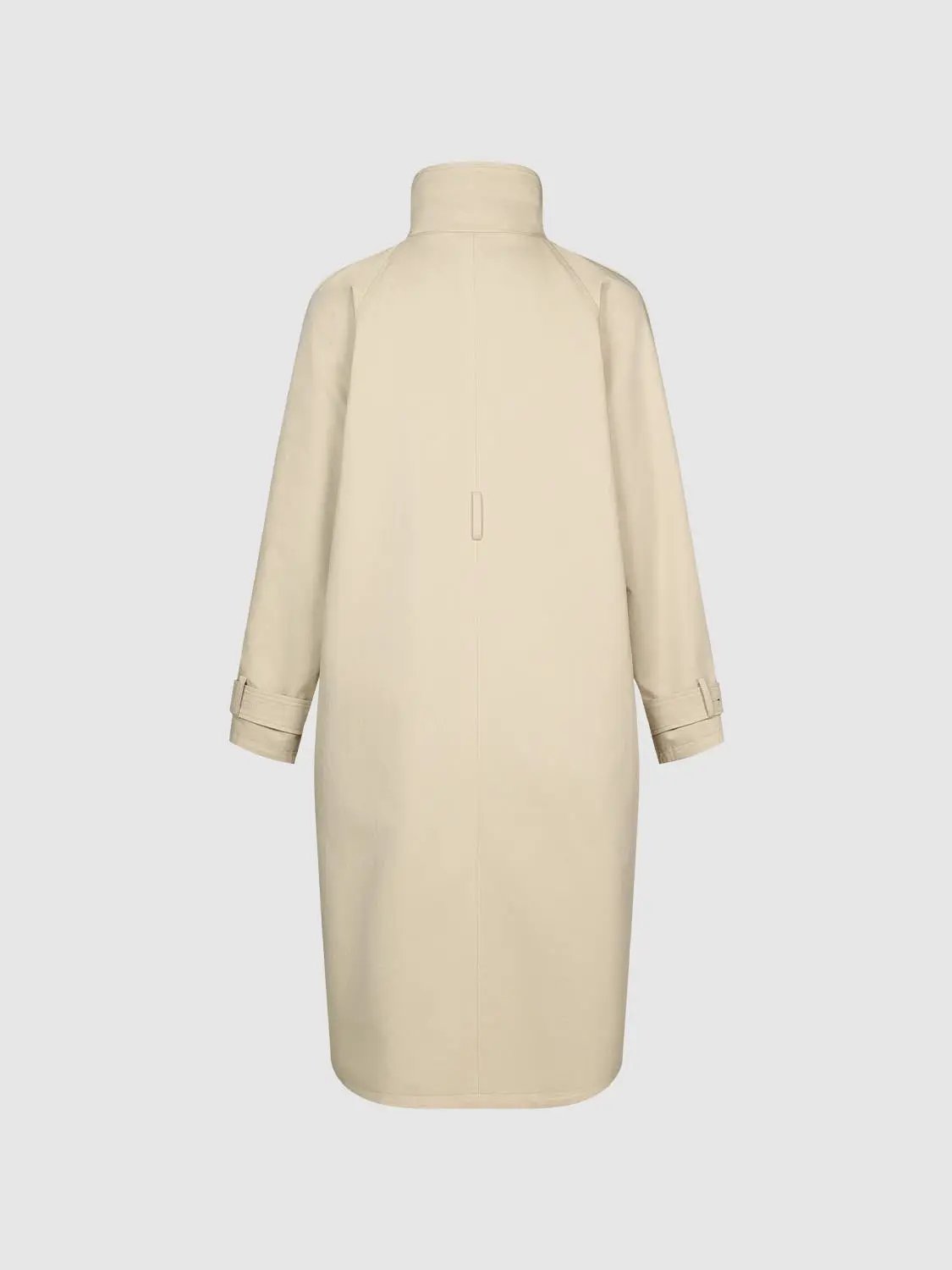 Long Sleeve Stand Collar Trench Coat