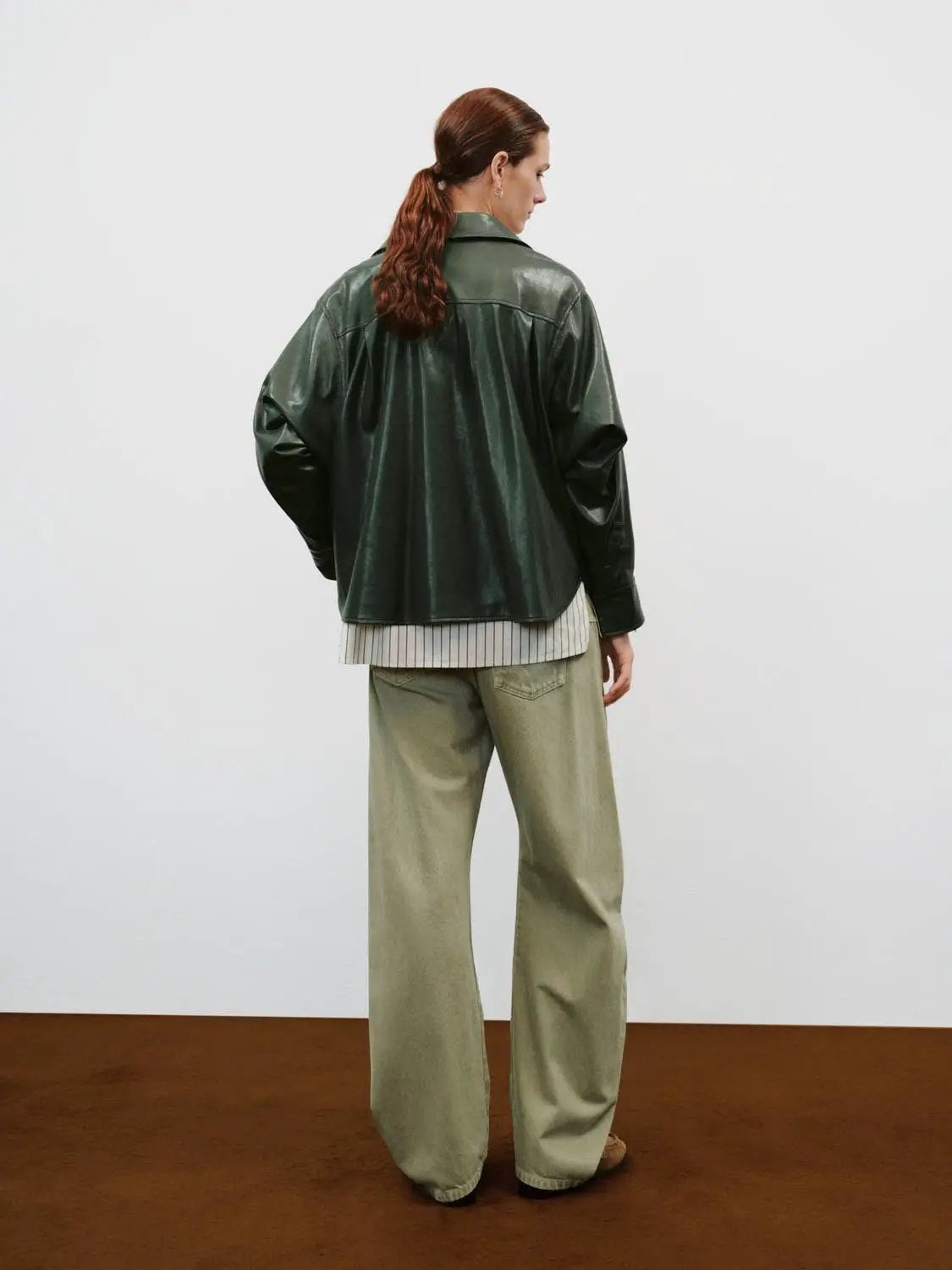 Button Front Patch Pocket Long Sleeve Shirt