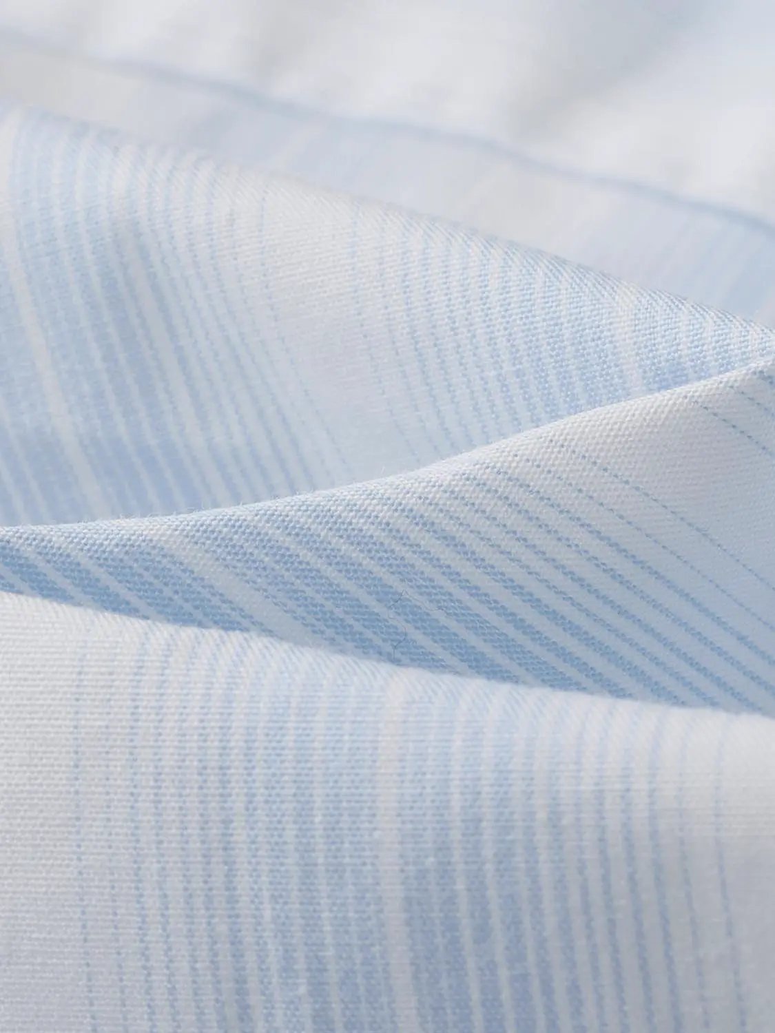 Oversized Twisted Striped Long Sleeve Cotton Shirt